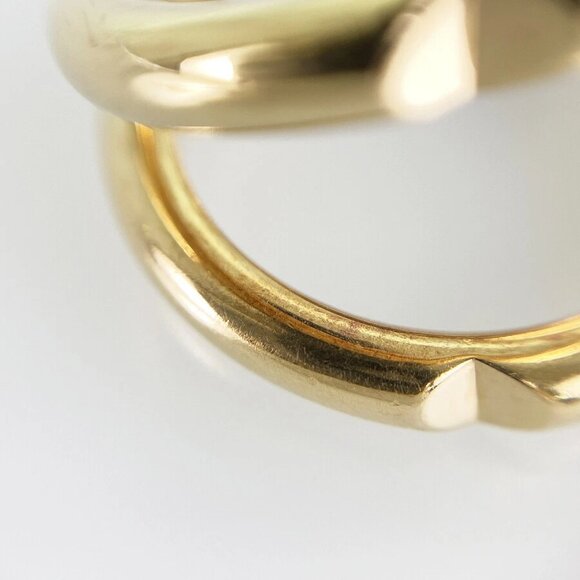 LOUIS VUITTON Vault Upside Down Yellow gold Ring - Picture 6 of 14